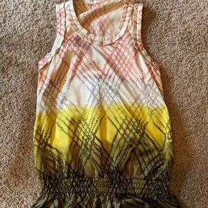 Cute sleeveless rayon shirt